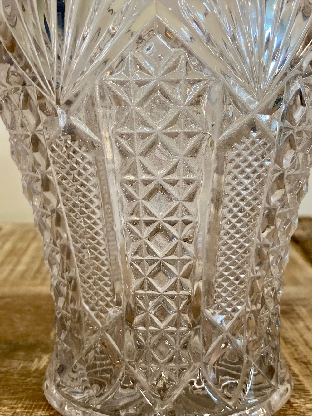 Pressed Glass U.S. Glass Co Panama Celery Server / Spooner - Picture 11 of 15
